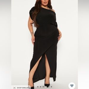 New - long black dress